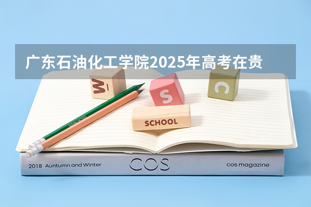 广东石油化工学院2025年高考在贵州投档分数线