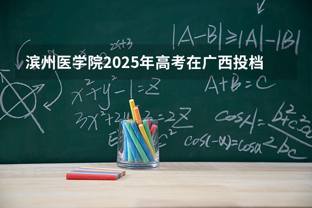 滨州医学院2025年高考在广西投档分数线