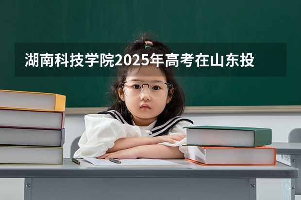 湖南科技学院2025年高考在山东投档分数线