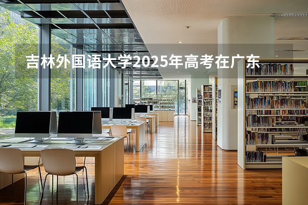吉林外国语大学2025年高考在广东投档分数线