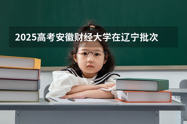 2025高考安徽财经大学在辽宁批次线差是多少（2026参考）