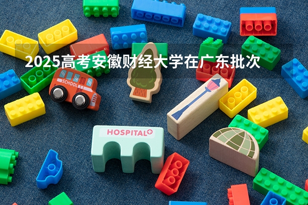 2025高考安徽财经大学在广东批次线差是多少（2026参考）