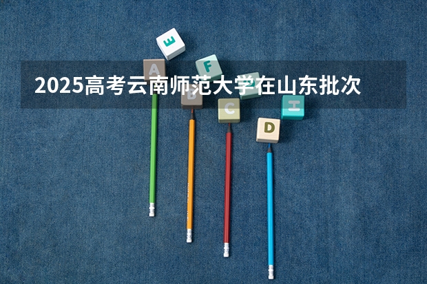 2025高考云南师范大学在山东批次线差是多少（2026参考）