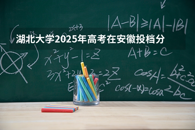 湖北大学2025年高考在安徽投档分数线