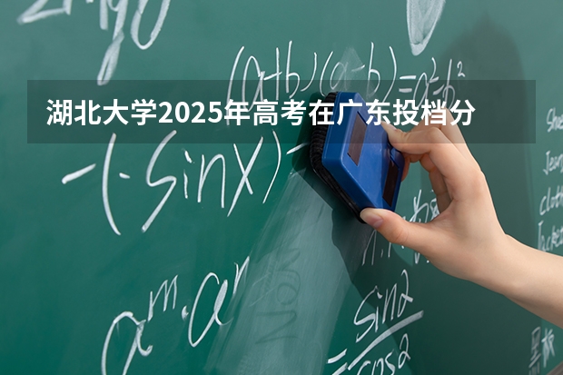 湖北大学2025年高考在广东投档分数线