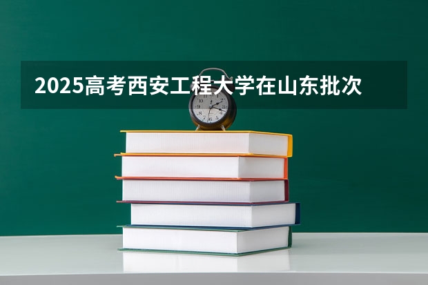 2025高考西安工程大学在山东批次线差是多少（2026参考）