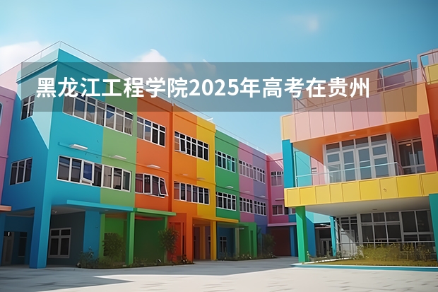 黑龙江工程学院2025年高考在贵州投档分数线