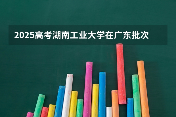 2025高考湖南工业大学在广东批次线差是多少（2026参考）