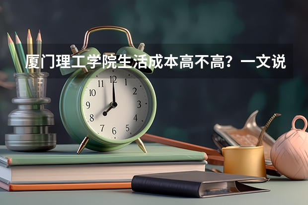 厦门理工学院生活成本高不高？一文说清住宿、食堂与周边配套