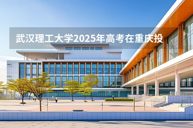 武汉理工大学2025年高考在重庆投档分数线