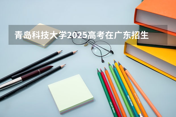 青岛科技大学2025高考在广东招生计划介绍
